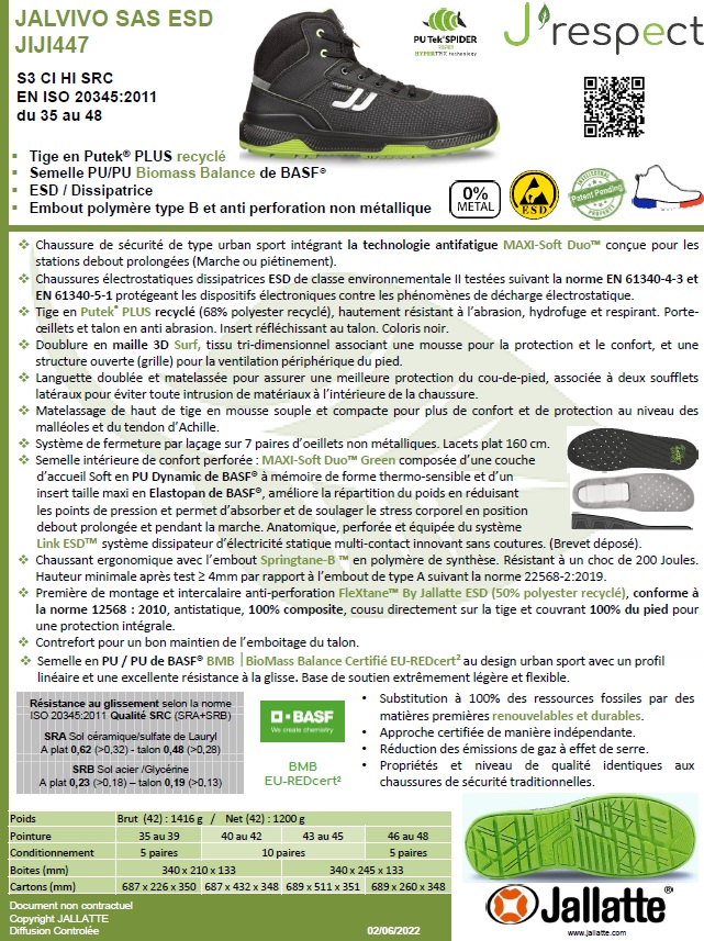 CH.SECURITE HAUTE JALVIVO |S3 CI HI SRC SAS ESD