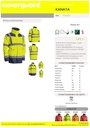 PARKA 4 EN 1 JAUNE FLUO/NAVY 7KANY