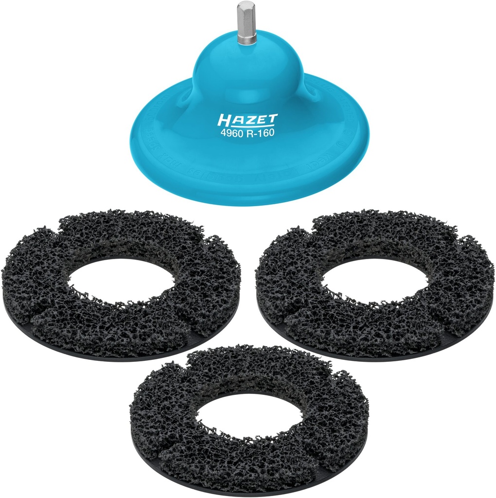 [4960R-160/4] HAZET - Ponceuse de moyeux de roues ∙ 4 pièces