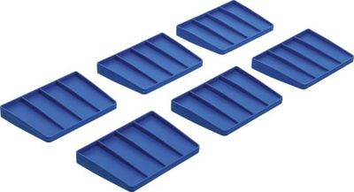[70222BG] BGS - 70222 - Languettes de séparation pour caisse porte-outils matière plastique 6 pièces