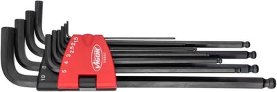 [V5601] V5601 VIGOR Jeu de clés mâles coudées à six pans intérieurs ∙ long ∙ tête sphérique ∙ V5601 ∙ Profil à 6 pans intérieurs ∙ 10 pièces ∙ 1,5 · 2 · 2,5 · 3 · 4 · 5 · 6 · 7 · 8 · 10 ∙ Nombre d'outils : 10