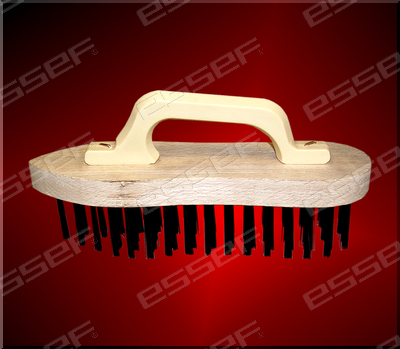 [006607] [⚠Déstockage] 006607 Brosse Taille de Pierre Fil Acier Rond