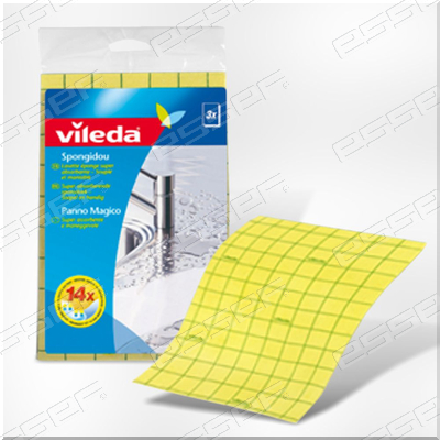 [127944] [⚠Déstockage] 127944 Spongidou Lavette Eponge 25x36cm 3pc