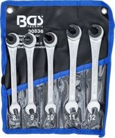 BGS - 30836 - Jeu de clés mixtes à cliquet ouvertes 5 pièces
