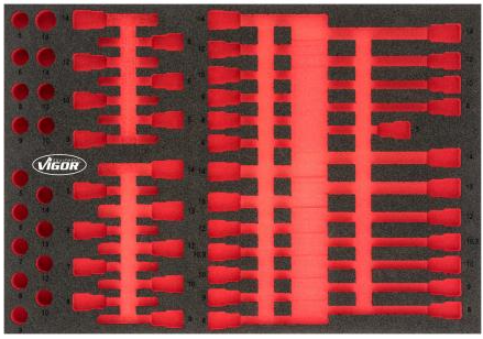 [V4728] VIGOR Garniture en mousse souple ∙ vide ∙ V4728