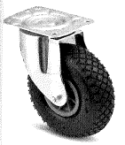 [3480PQR260P65] TENTE 3480PQR260P65 roulette pivotante diametre 260 - hauteur avec platine 310mm - charge maximum 150kg