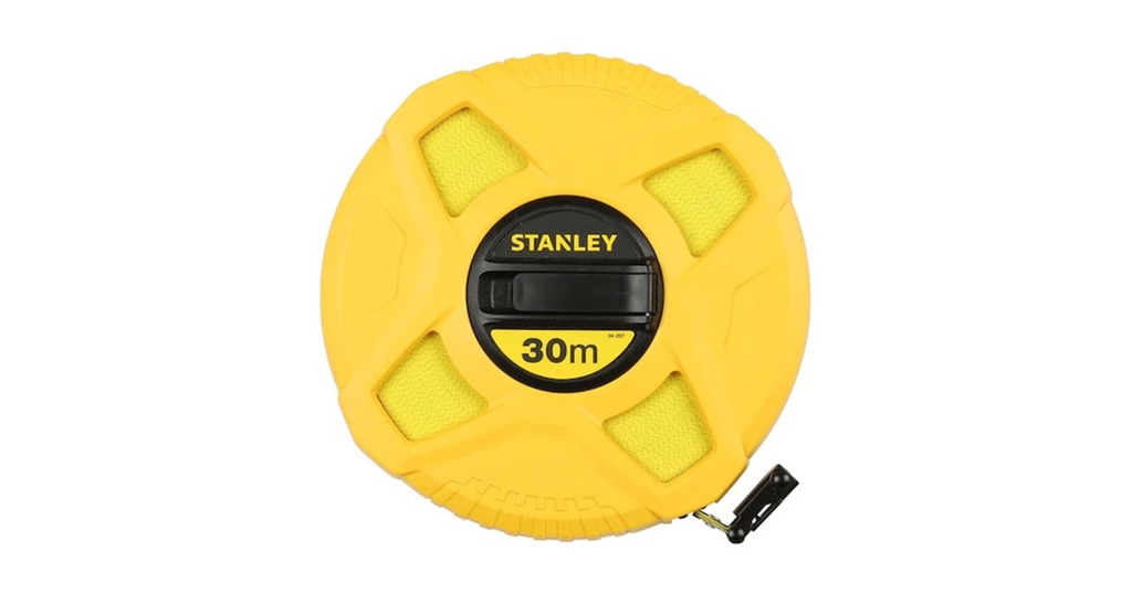 [0-34-297] STANLEY - MESURE LONGUE FIBERGLAS 30M - 12,7MM BOÎTE FERMÉE