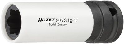 [905SLG-17] HAZET - Douille à chocs ∙ profil spécial hybride ∙ taille 17 mm ∙ longueur : 86 mm