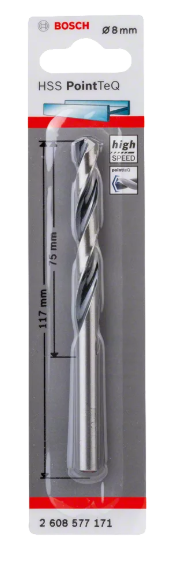 [2608577171] Foret metal HSS PoinTeQ 8mm