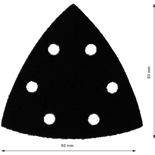 [2608000811] [⚠Déstockage] Patin abrasif,  93x93mm, 2x