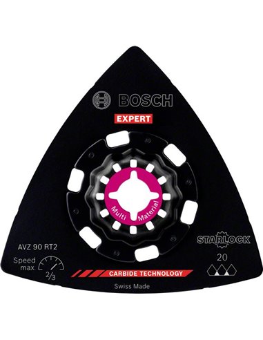 [2608900045] [⚠Déstockage] EXPERT Starlock Carbide plateau de ponçage Multimaterial AVZ90RT2 