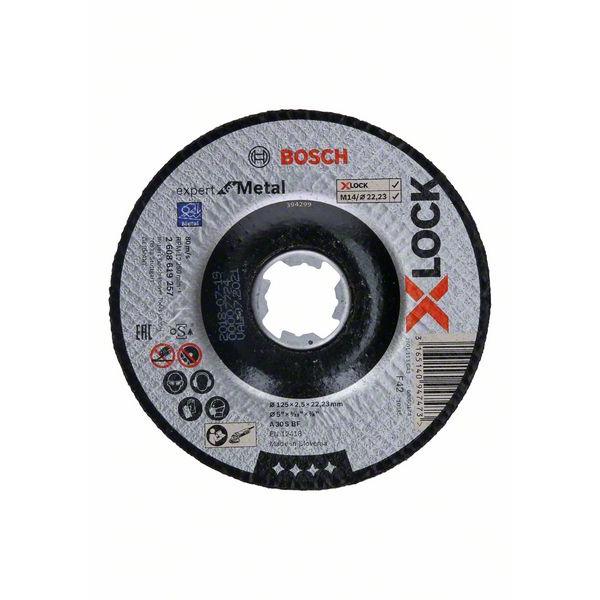 [2608619255] [⚠Déstockage] X-LOCK Disque à tronçonner Expert for Metal 125x2.5x22.23mm, plat