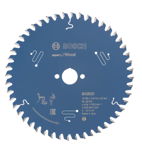 [2608644024] Lame de Scie Circulaire Expert pour Wood, 165 x 20 x 2,6 mm, 48D