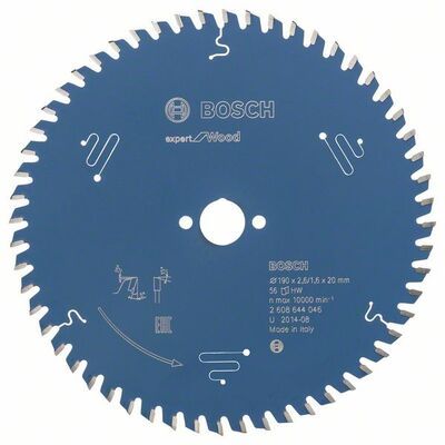 [2608644046] [⚠Déstockage] Lame de Scie Circulaire Expert pour Wood, 190 x 20 x 2,6 mm, 56D
