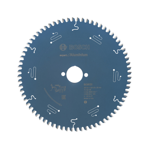 [2608644105] [⚠Déstockage] Lame de Scie Circulaire Expert pour Aluminium, 210 x 30 x 2,8 mm, 72D