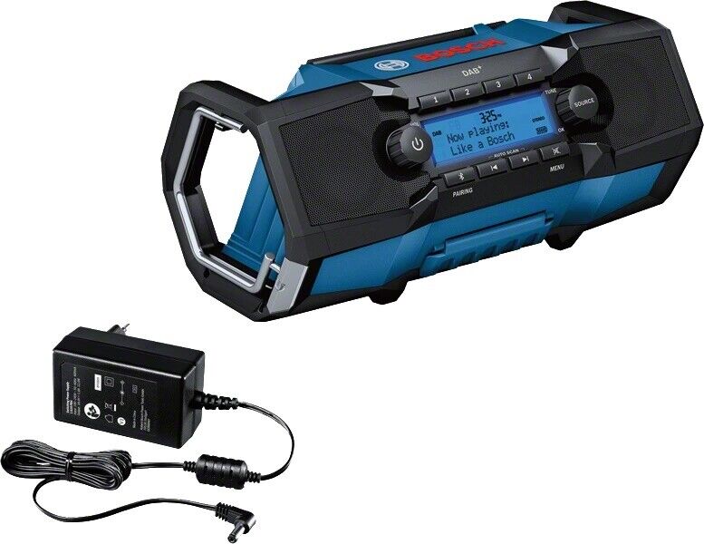 [06014A3100] [⚠Déstockage] Radio sans fil GPB 18V-2 SC (NL/LUX/BE) (Chargeur et batterie Li-Ion non livrée, Power adapter)