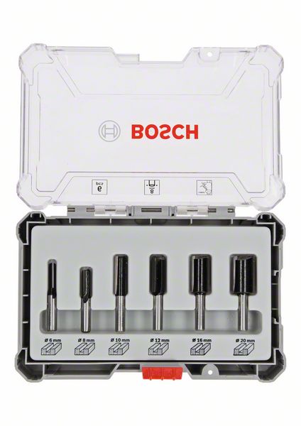 [2607017466] [⚠Déstockage] Set 6 pièces fraises droit 8mm 