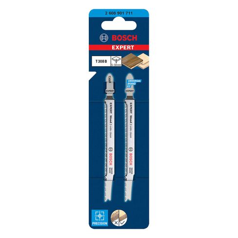 [2608901711] [⚠Déstockage] EXPERT Lame de scie sauteuse T308B 2pcs Wood 2-side clean