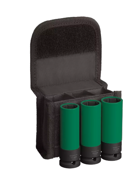 [2608003033] [⚠Déstockage] Set 3 pièces douille adaptable 85 mm, 17; 19; 21 mm