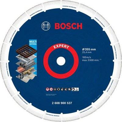 [2608900537] [⚠Déstockage] EXPERT Disque diamanté pour métal 355x25.4mm