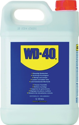 [49500] 49500 WD40 Produit multifonctions 5 l sans pulvérisateur manuel bidon (PIECE)