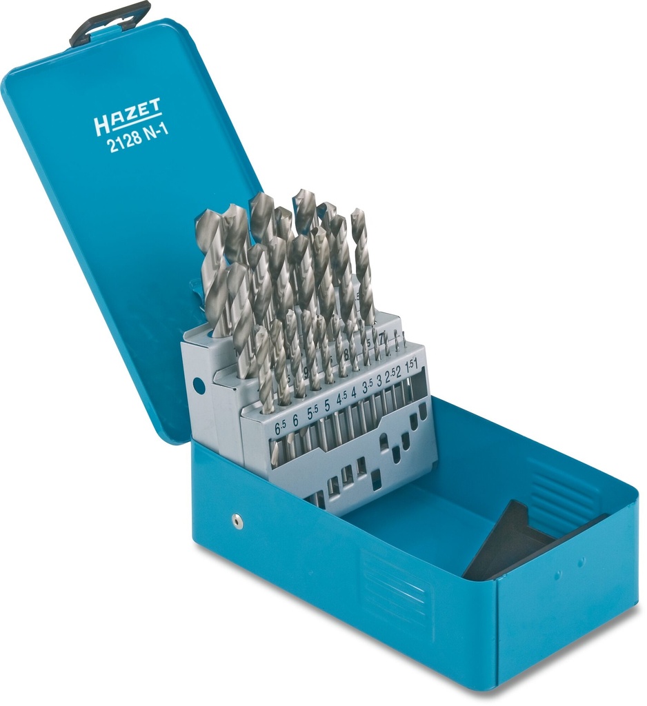 [2128N-1] HAZET - Coffret de forets hélicoïdaux