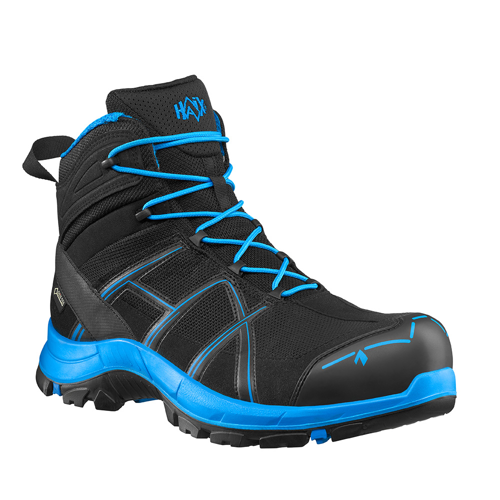 [610015-UK3/EU35] BLACK EAGLE SAFETY 40.1 MID/BLACK-BLUE EN ISO20345:2011 S3|HRO HI CI WR SRC HAIX (UK3.0/EU35)