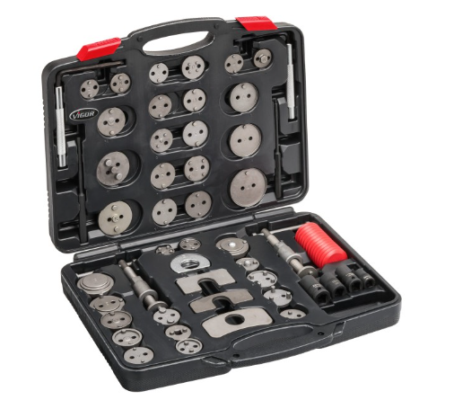 [V3760N] VIGOR Jeu d'outils pour pistons de freins ∙ V3760N ∙ 50 pièces ∙ 9 ∙ 22 ∙ 20 ∙ 11,5 mm