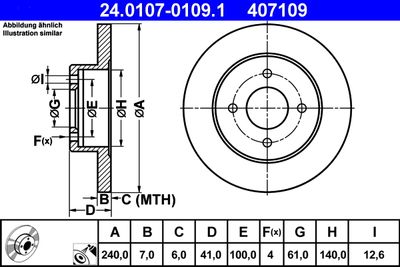 [AT407109] [⚠Déstockage] AT DISQUES DE FREIN (PIECE)