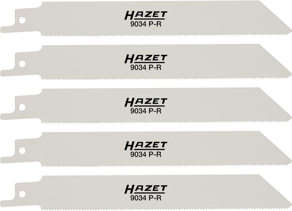 [9034P-R/5] HAZET - Lames pour scie sabre réciproque ∙ longueur : 153 mm