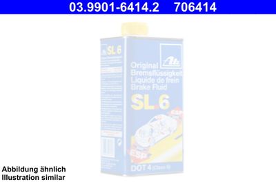 ATE Liquide de frein SL.6 DOT 4, 50 L