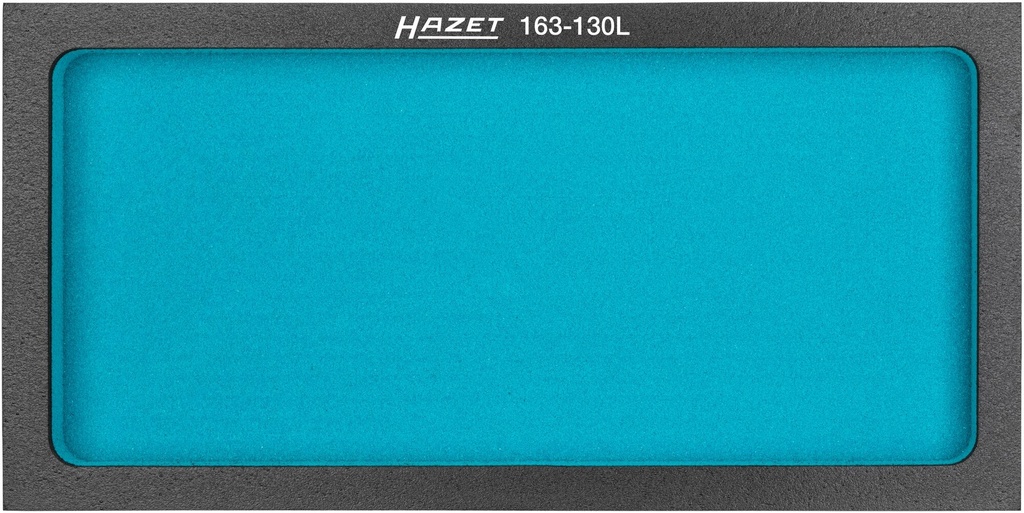 [163-130L] HAZET - Garniture en mousse souple ∙ avec compartiments pour les petites pièces