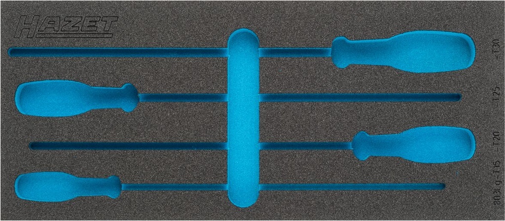 [163-380L] HAZET - Garniture en mousse souple bimatière