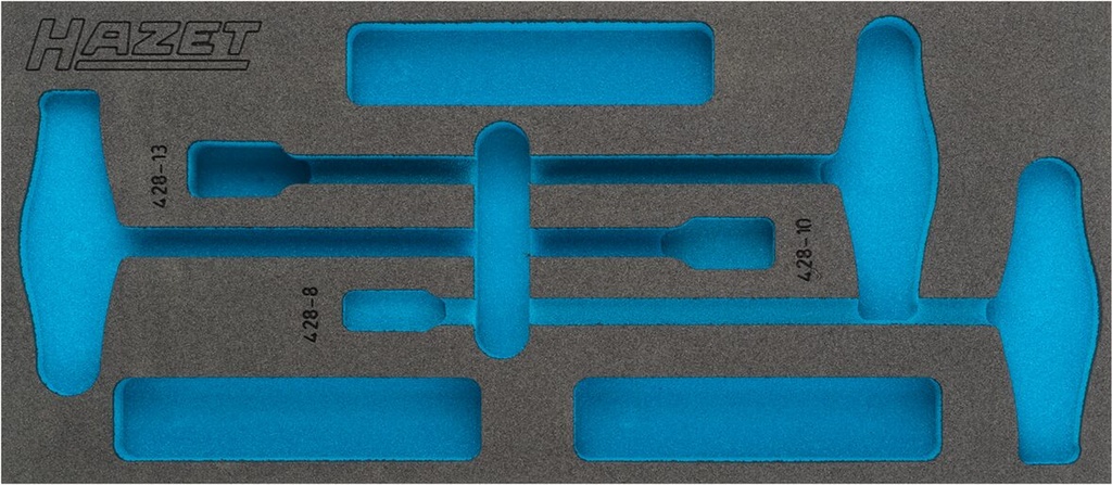 [163-382L] HAZET - Garniture en mousse souple bimatière