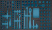 [163-481L] HAZET - Garniture en mousse souple bimatière