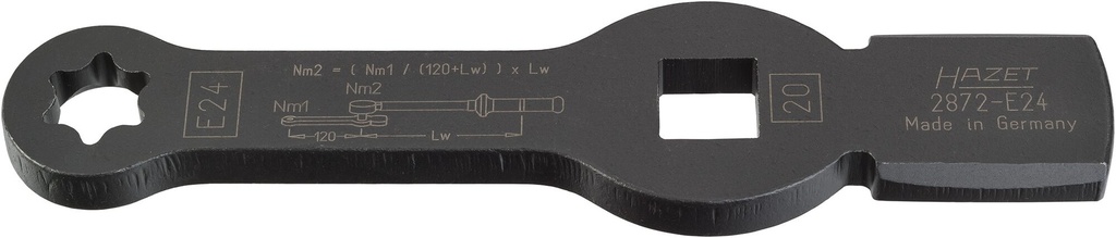 [2872-E24] HAZET - Clé à frapper TORX® avec 2 surfaces de frappe