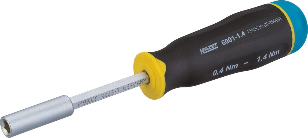 [6001-1.4/3] HAZET - Tournevis dynamométrique ∙ 6001 ∙ 0,4 – 5,4 Nm
