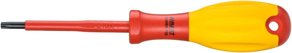[810VDE-T25] HAZET Tournevis d'électricien ∙ avec isolation de protection 810VDE-T25 ∙ Profil TORX® intérieur ∙ Taille T25