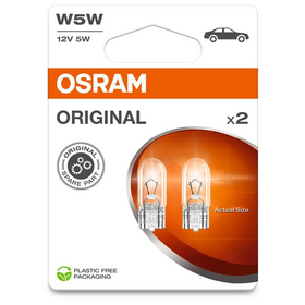 2 AMPOULES W5W 5W 12V