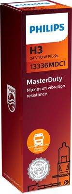 [13336MDC1] [⚠Déstockage] Philips H3 MasterDuty 24V 70W PK22s