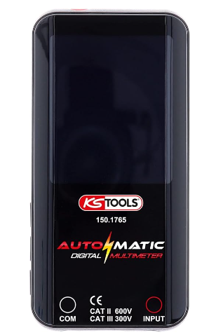 KSTools 150.1765 Multimètre numérique automatique avec embouts de test Rouge/noir
