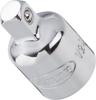 [V2071] VIGOR Adaptateur ∙ V2071 ∙ Carré creux 3/8 pouce (10 mm) ∙ Carré massif 1/4 pouce (6,3 mm) ∙ 27 mm