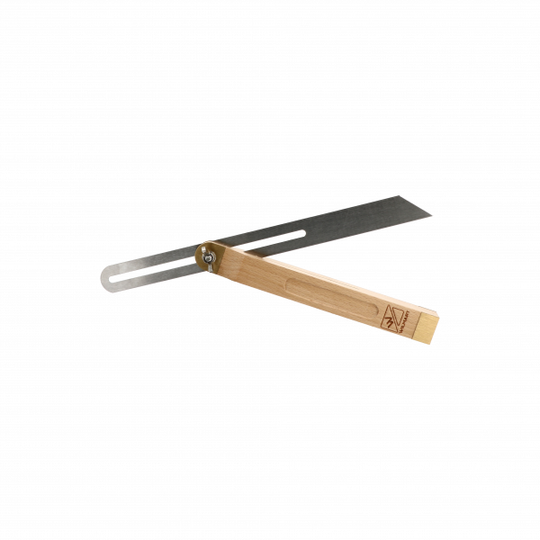 [121403] WILMART - Fausse équerre à coulisse  - lg 300mm -talon bois - lame inox 