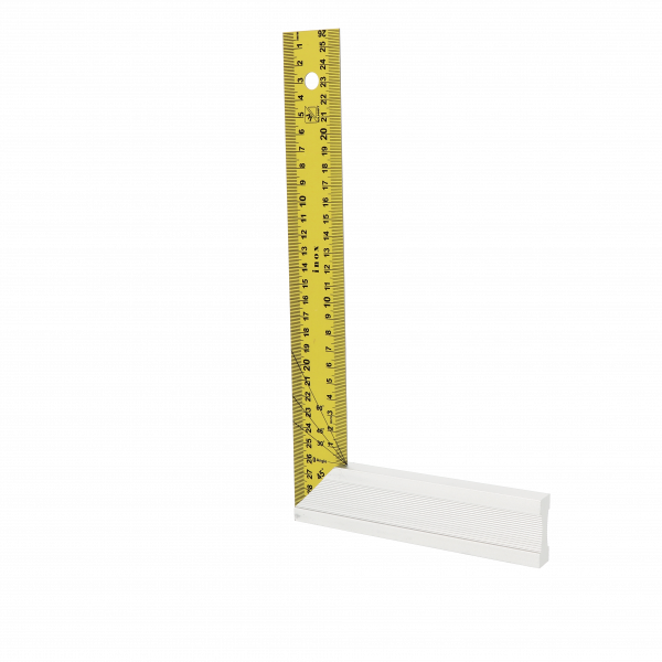 [123703] WILMART - Equerre menuisier 300mm - talon alu - onglet- lame inox jaune 
