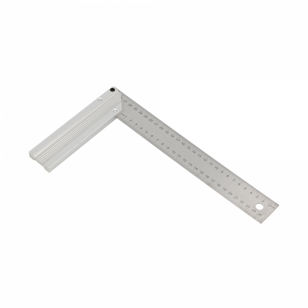 [138353] WILMART - Equerre menuisier 300mm - talon alu - lame inox gravée -standard 