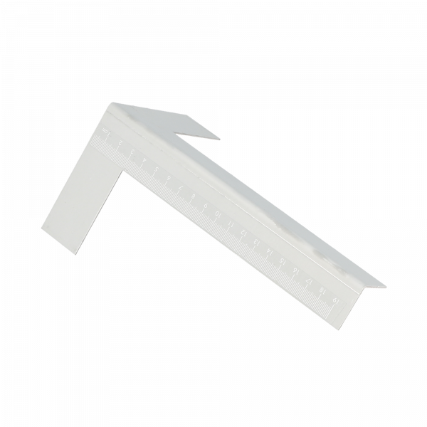 [140051] WILMART - +Double équerre de traçage graduée 200x90x90 mm - acier traité 