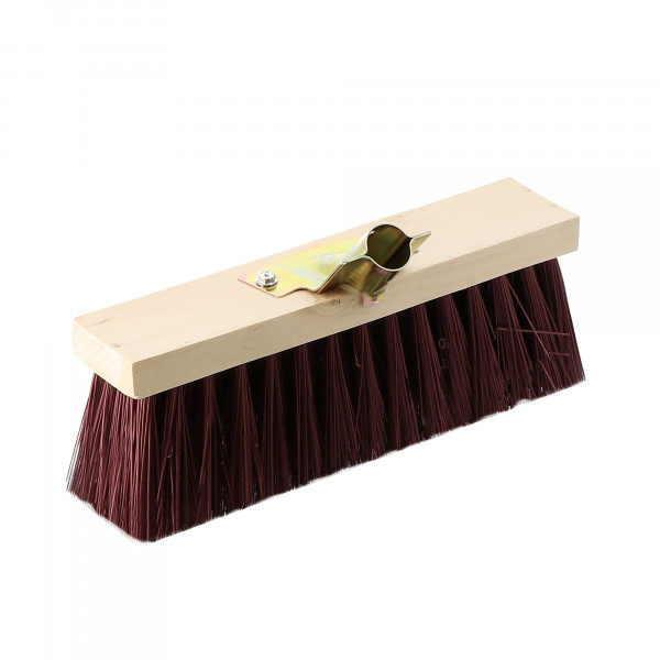 [571381] WILMART - Balai de cantonnier PVC rouge  lg32 cm - douille 28 mm 