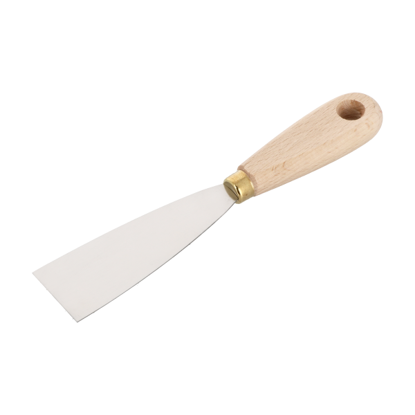 [595003] WILMART - Couteau à reboucher. Lame inox 40 mm. Manche hêtre 