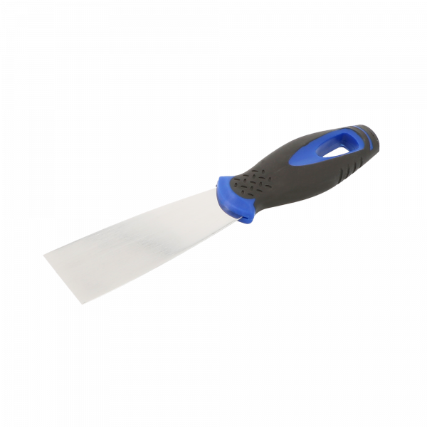 [595021] WILMART - Couteau Américain lame galbée inox 40mm=- manche bi matière 