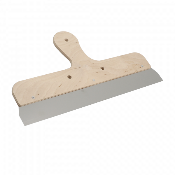 [596303] WILMART - Couteau à enduire 40 cm - Lame inox - Manche bois marine 